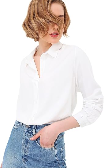 Blouses for Women Fashion, Long Sleeve Button Down Shirts Dressy Casual Tops